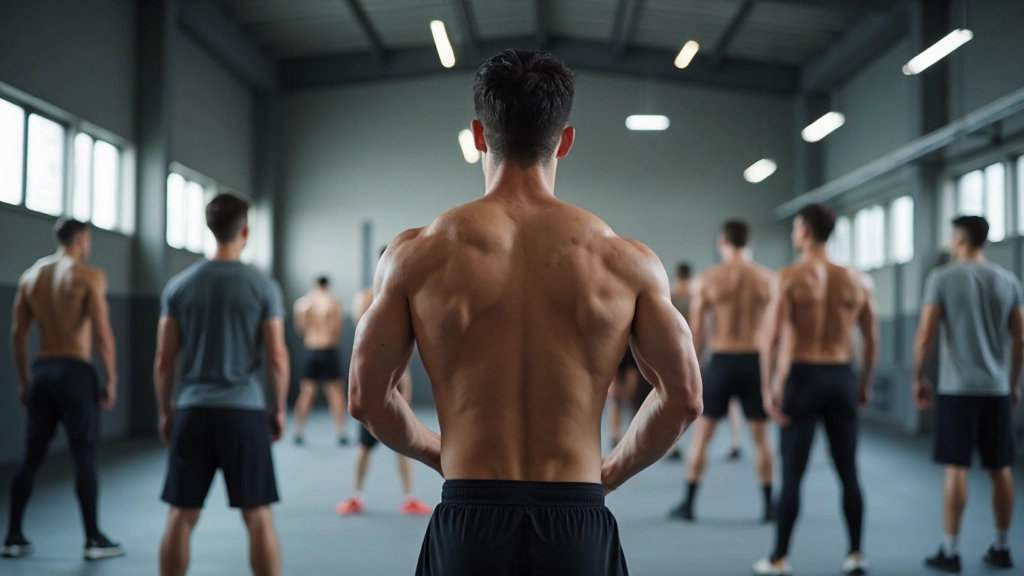 Modernes Trainingsgelände mit fokussierten Sportlern
