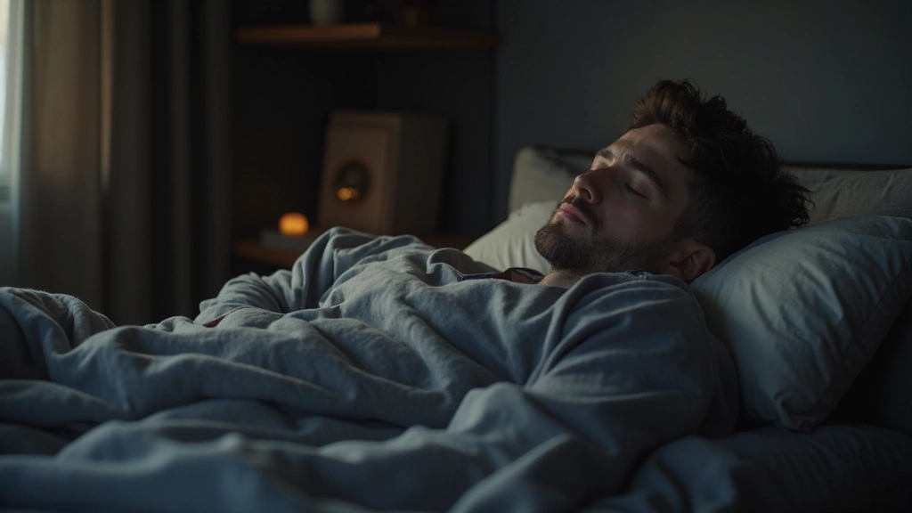 Person schläft ausreichend und regeneriert ihre Willenskraft über Nacht